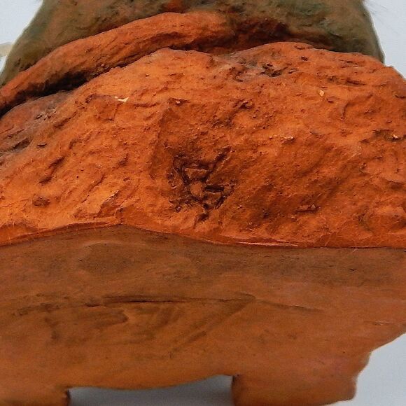 NyForm Troll Man On Rock Thinking #170 Norway Handmade 7 Inch Folk Art Disc - Picture 9 of 11